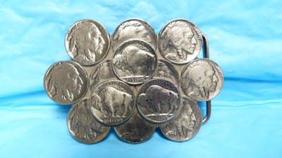 buffalo nickel belt buckle value