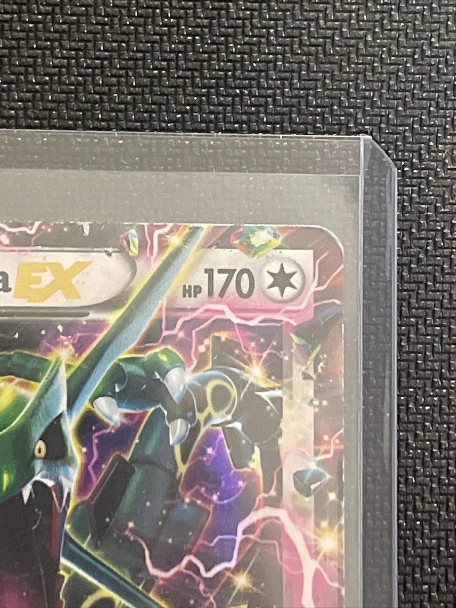 Shiny Rayquaza EX XY69 Ultra Rare Black Star Promo Pokemon Card LP