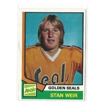 1974-75 O-Pee-Chee #355 Stan Weir RC VG