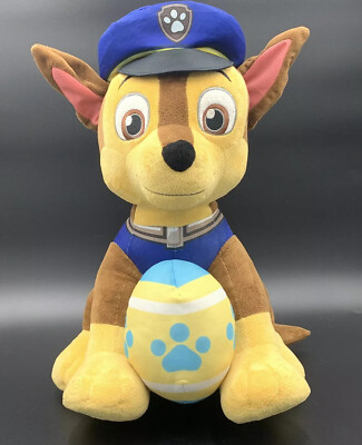 Paw Patrol Chase HUGE 24  Easter Greeter Gemmy Plush Holding Egg Spin Master