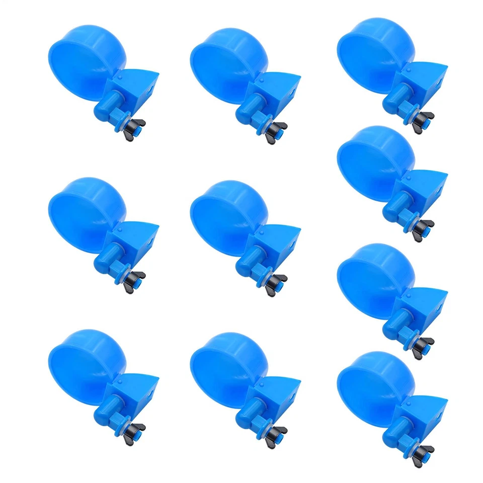 10 x automatische Hühnertränke, Hühnerwasser-Futterspender, Coop-Geflügel-Wa - Bild 2 von 4