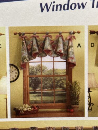 UNCUT Simplicity 5696 Easy Can Tops Valances Drapes Curtains Window Treatments - Picture 1 of 11
