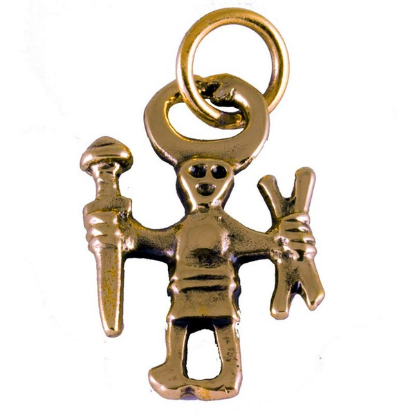 Odin Amulett Bronze + Band Replik Wikinger Fund Uppland /Schweden Odinamulett-image