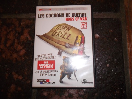 Jeu PlayStation 1 'Les Cochons De Guerre' (Hogs Of War) - Complet, Très Bon état
