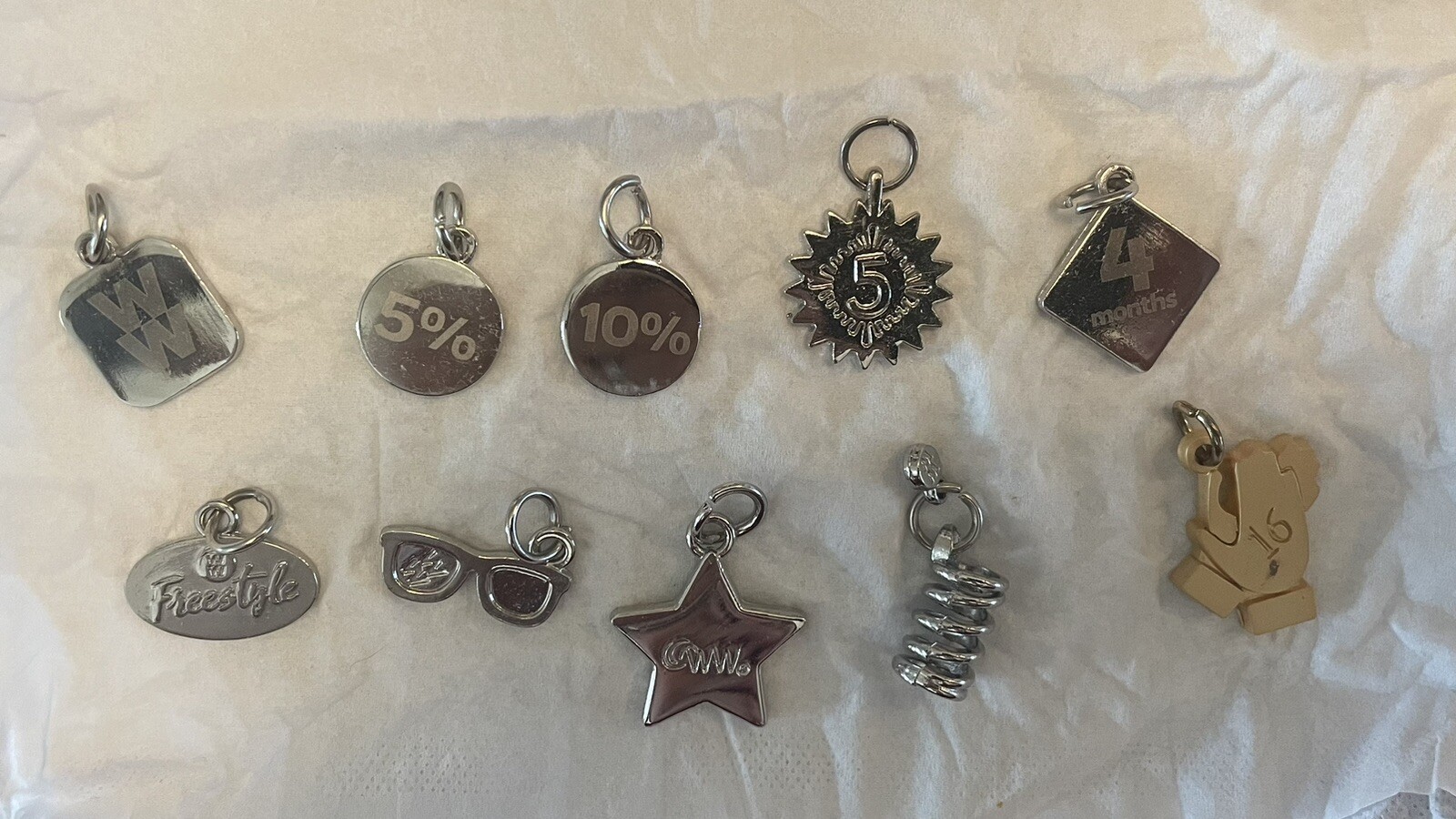 Weight Watchers Weightloss Loss Charms Lot of 10 Charm eBay