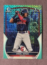Angel Genao 2023 Bowman Prospect BCP-140 Aqua Mojo Refractor /225 GUARDIANS