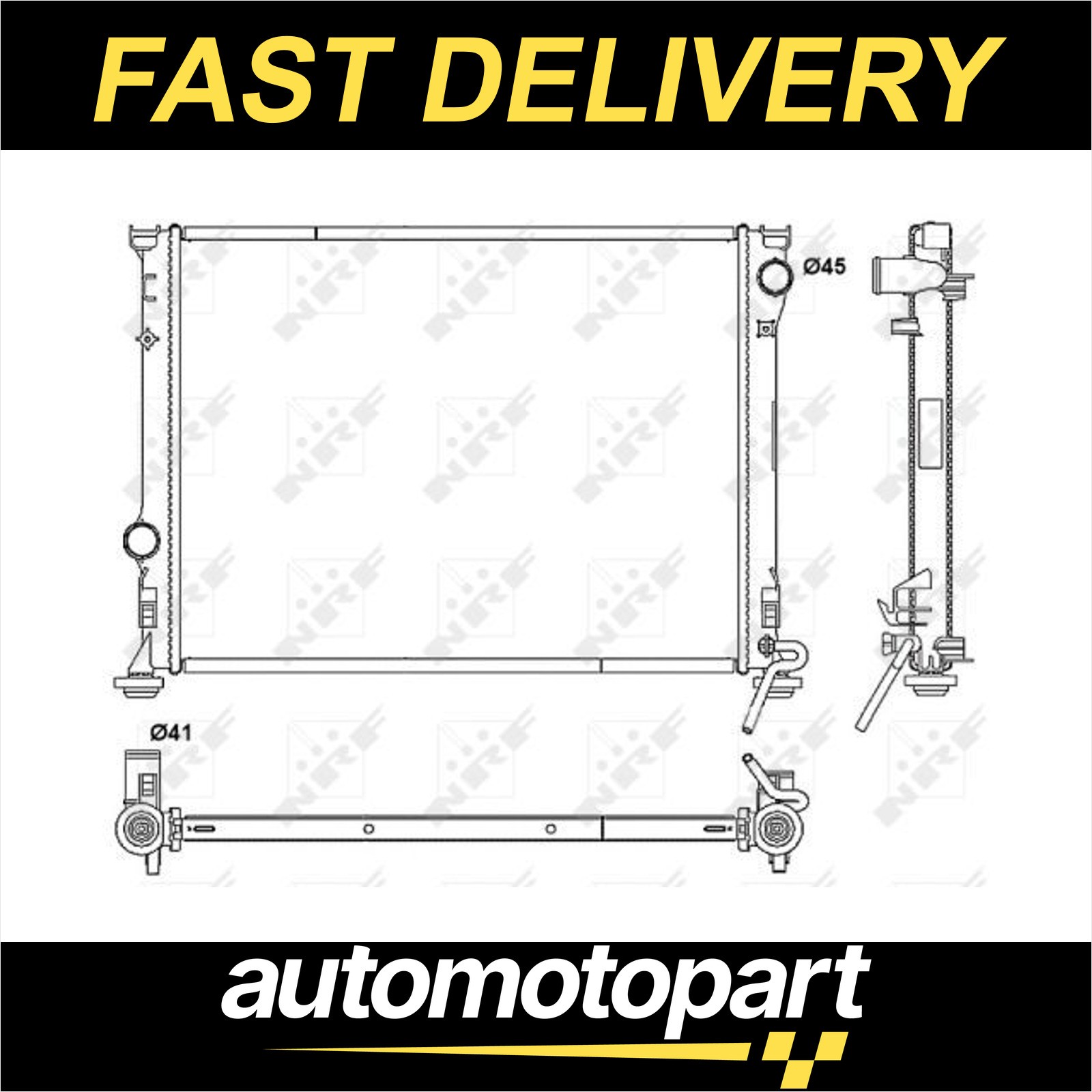 NRF Radiator 53042 68050131AA Premium OE Quality Part