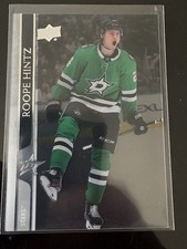 2020-21 Upper Deck Series 2 Base Clear Cut Card #314 Roope Hintz Stars (SP) 1:36