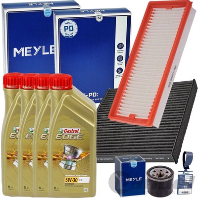 MEYLE  INSPEKTIONSPAKET+CASTROL 5W30 passend für SMART 451 FORTWO COUPE CABRIO