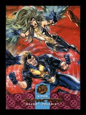 X-FACTOR HAVOK, POLARIS 119 1994 X-Men Marvel Comics Trading Card TCG CCG