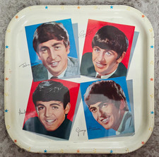 Beatles VERY RARE 1964 TRAY! MADE BY THE MTM COMPANY. FAR SCARCER VERSION!