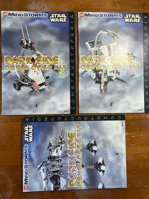 LOT Lego MindStorms Star Wars 9754 Dark Side Developer Kit Manuals Only 1, 2 & 3