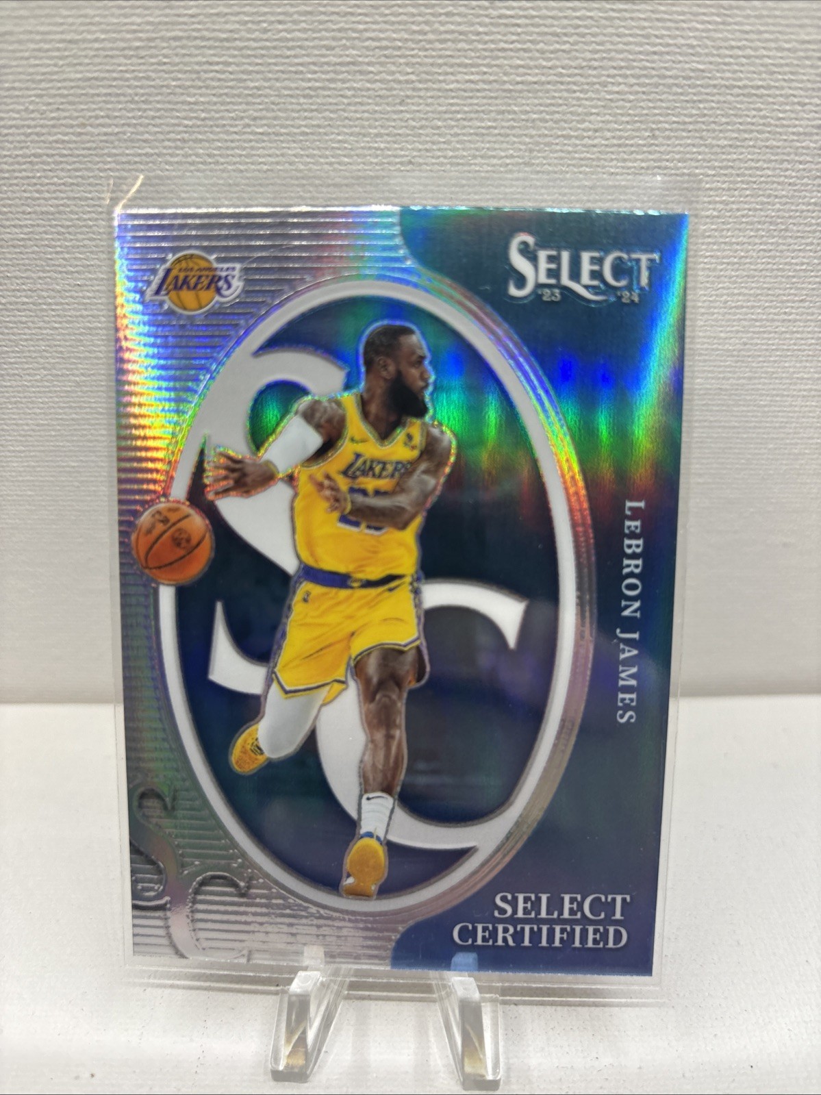 2023-24 Panini Select - Select Certified LeBron James #7 Silver Prizm