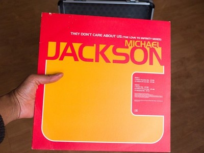 MICHAEL JACKSON They Don't Care About Us (Love To Infinity Mixes) Vinyl Promo