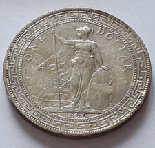 1898 Hong Kong Silver British Trade Dollar. Lot #710