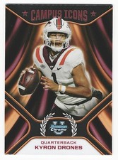 2024 Bowman Chrome U Football Kyron Drones Campus Icons Virginia Tech #CI-19