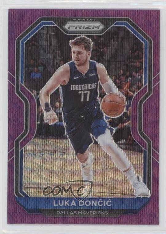2020-21 Panini Prizm Purple Wave Prizm Luka Doncic Luka Dončić #32 0o5