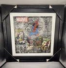 NEW IN BOX Vintage Marvel Spider Man 3D Shadow Box Wall Art “Comic Books”~90’s
