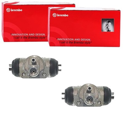2x BREMBO RADBREMSZYLINDER 22,2mm passend für NISSAN EVALIA NV200 TROMMELBREMSE
