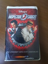 Inspector Gadget 2003 Disney VHS, Matthew Broderick, Clamshell