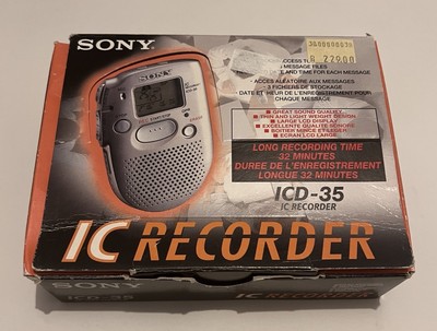 Sony ICD-35 Digital Voice Recorder IC Recorder