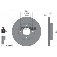 2X Textar 92026000 Bremsscheibe FüR Audi 100 C3 80 B3 90 B3 100 C2 893 894 8A2
