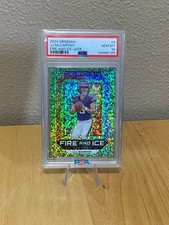2024 JJ MCCARTHY PANINI OBSIDIAN FIRE AND ICE-JADE ROOKIE #9 CARD /6 PSA 10 WOW!