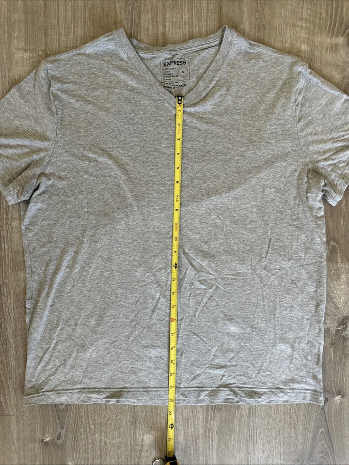 EXPRESS MENS SLIM SUPERSOFT STRETCH BREATHABLE MOISTURE WICKING TEE XLARGE - Image 3 of 4