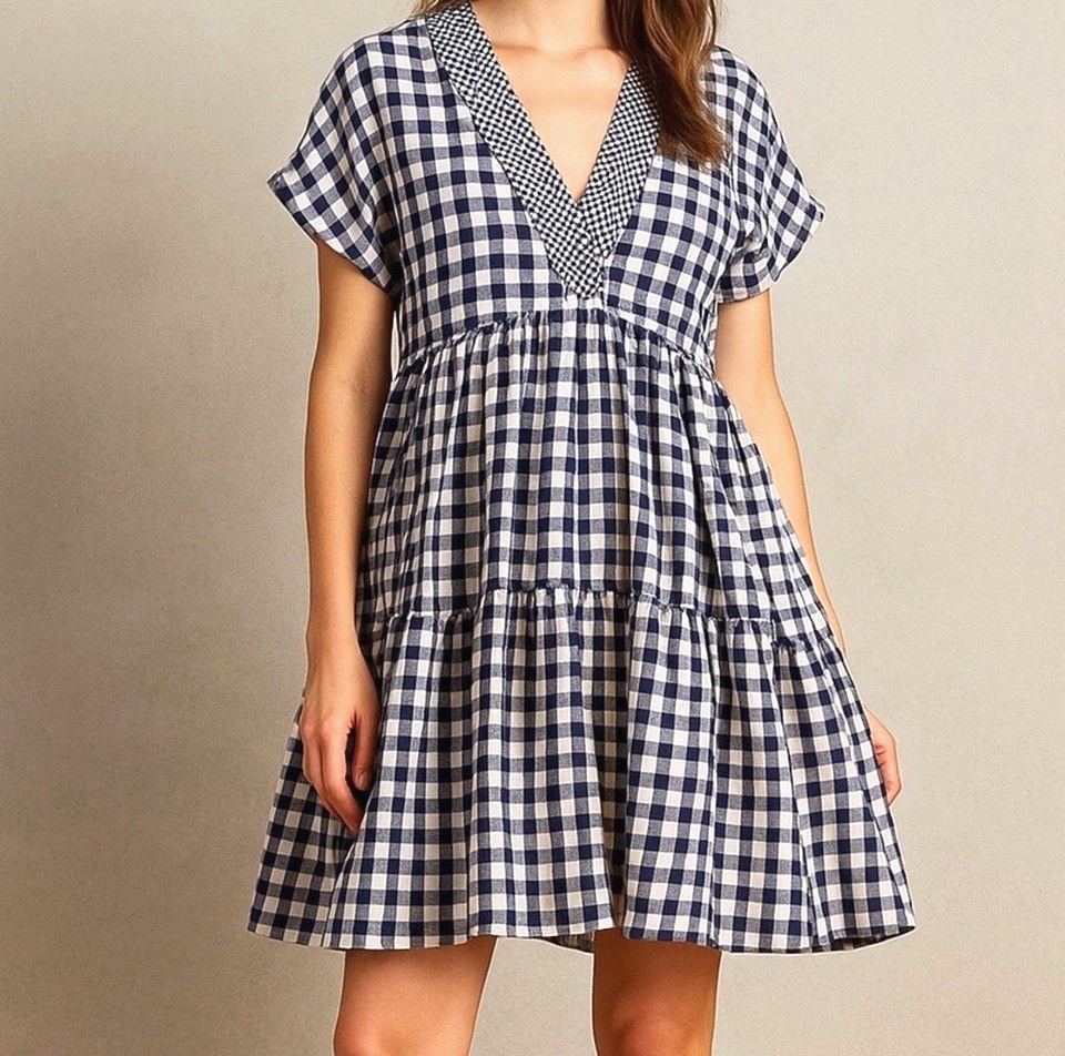 anthropologie blue gingham dress Ever-Pretty Sequin Short Sleeve V-Neck Asymmetrical Hem Summer Formal Wedding Guest Dress