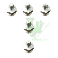 INGRASSATORE ACCIAIO DRITTO 1/4 GAS CHIAVE 14 CONFEZIONE 5 PEZZI