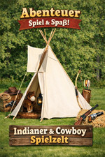 TIPI DLA DZIECI Wigwam Namiot dziecięcy INDIANIN Namiot do zabawy NAMIOT Domek do zabawy Ogród