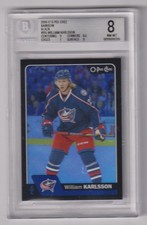 2016-17 OPC Black Rainbow William Karlsson #004/100 BGS 8