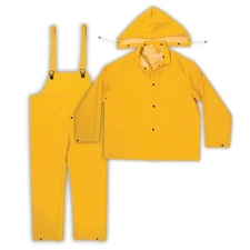 CLC Rain Wear R1012x .35MM 3-Piece Rain Suit, Yellow, 2XLarge
