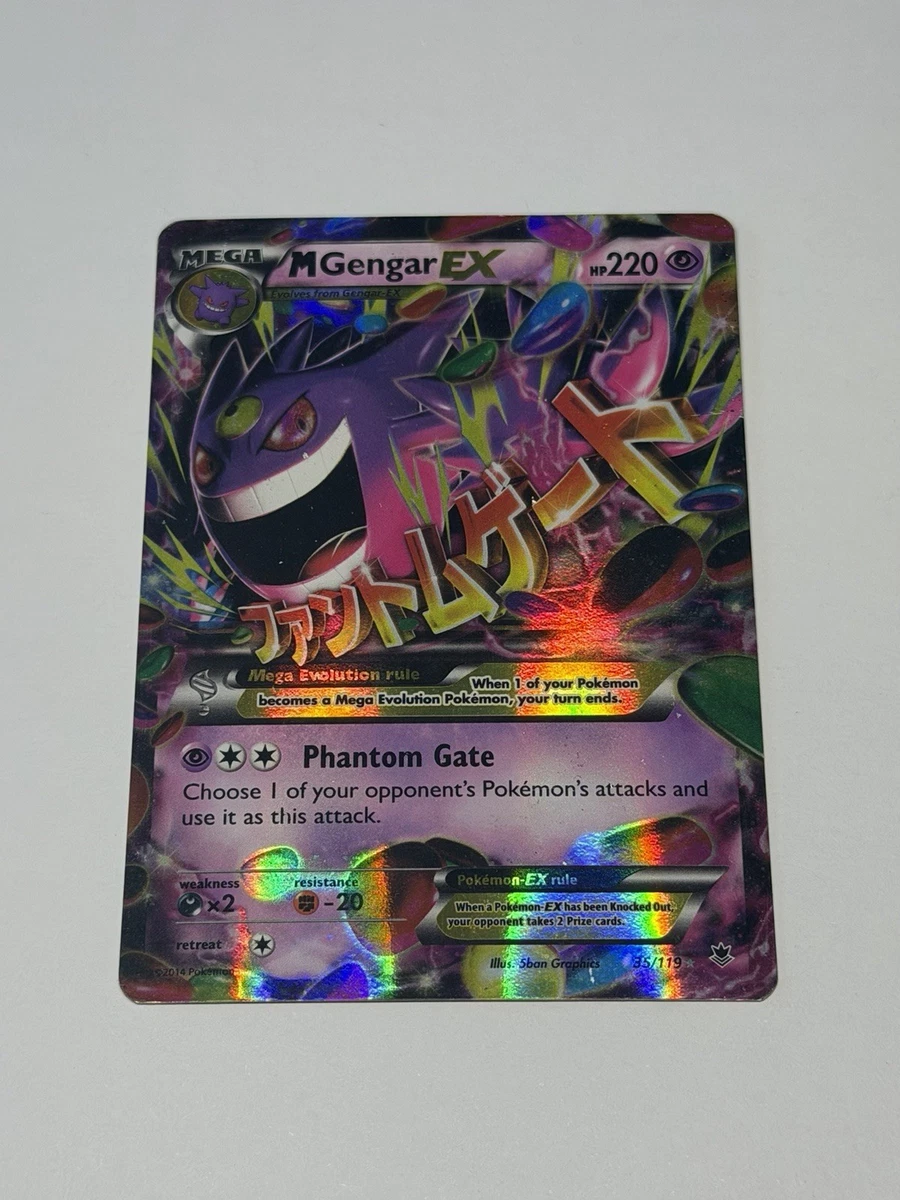 Gengar Pokémon TCG Ultra Rare XY-Phantom Forces Individual