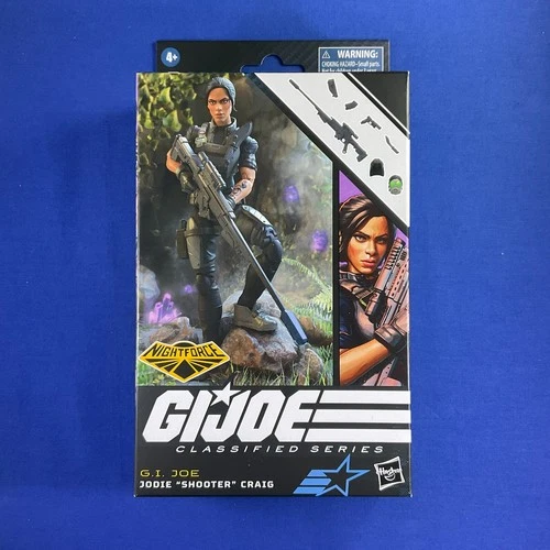 Jodie SHOOTER Craig GI Joe Classified Series #90 Nightforce Exclusive 6" Figure