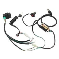 Lifan YX Complete Kick Starter Engine Wiring Wire Harness Loom CDI Coil Kit 