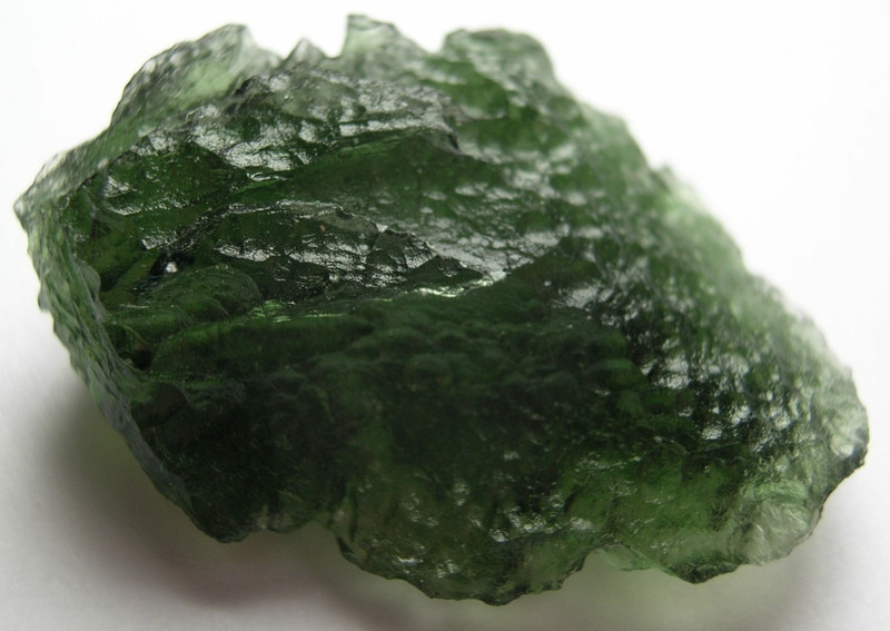 MOLDAVITE, GREEN TEKTITE,  ROUGH FOR FACETING, BESEDNICE, CZECH REPUBLIC
