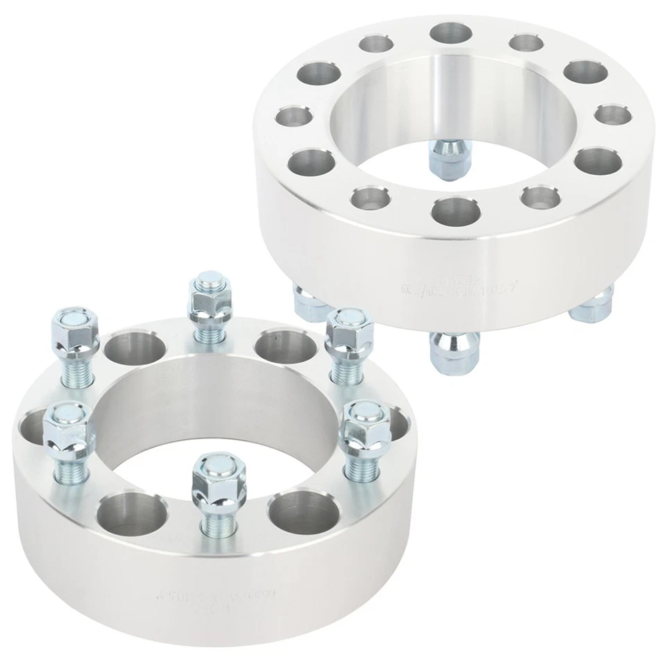 2pcs 2 inch or 51 mm 6x139.7 mm Wheel Spacers 14x1.5 For GMC K2500 1988-2000 - Изображение 3 из 4