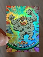 Machamp #68 Rainbow Pokéball Foil Topps Pokémon Card