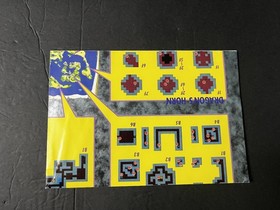 World of Dragon Warrior II (2) Map Poster Insert Video Game Nintendo NES Vintage