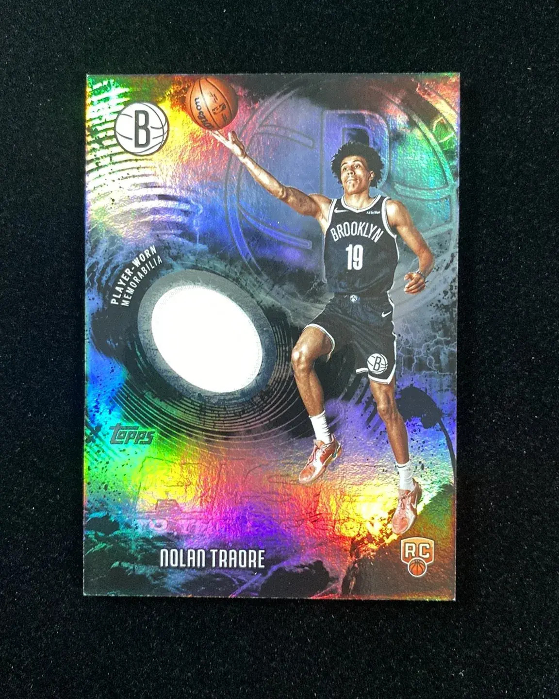 2025-26 Topps Rise To The Occasion Rookie PW Patch Rainbow Nolan Traore H8