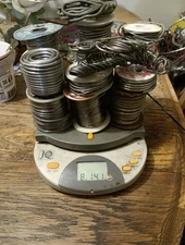 Solder Lot 8 Lbs. 14oz. Mixed Brands and Types