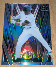 RJ Austin Baltimore Orioles 2024 Leaf Metal SILVER REFRACTOR ROOKIE 112 #ed /185