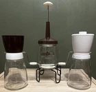 Vintage Federal Housewares Nut Chopper Spice Herb Grinder Set Harvest  1970s (3)