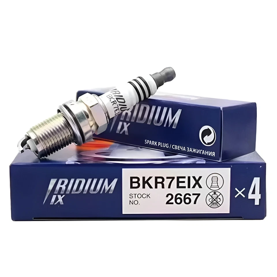 4 Candele NGK BKR7EIX Iridium Volkswagen Golf 5-6 V VI GTI R 2.0 Audi TFSI TSI - Immagine 3 di 4