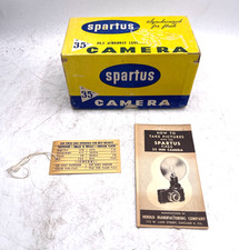 Vintage Spartus 35F Model 400 35mm Film Camera BOX BOX AND INSTRUCTIONS ONLY