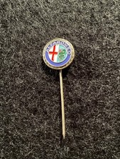Vintage Alfa Romeo Enamel Stick Pin Bertoni Milano Italy Lapel 2”