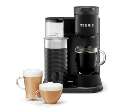 Keurig K-Café Essentials Single-Serve K-Cup Coffee Maker   Black | Milk Frother