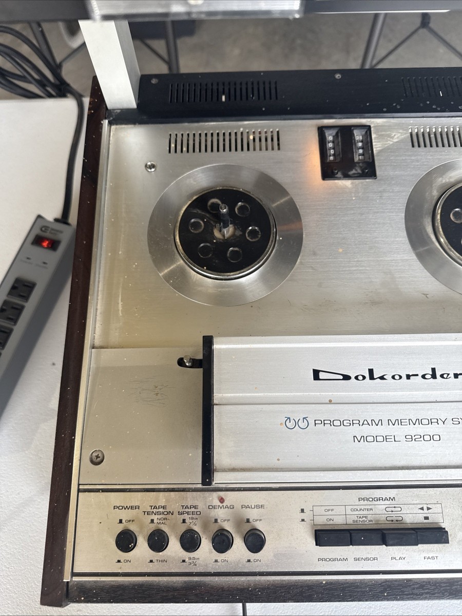 Dokorder 9200 Reel to Reel Recorder Rare Parts Repair | eBay