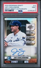 2024 BOWMAN DRAFT BOWMAN DRAFT NIGHT AUTOS #JC JAC CAGLIANONE 79/99 PSA 9